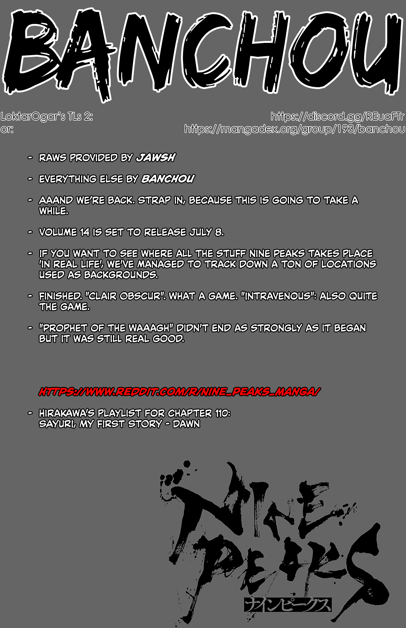NINE PEAKS Chapter 110 1